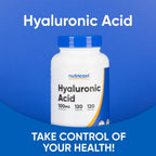 Nutricost Hyaluronic Acid Capsules 100mg,120 Vegetarian Capsules | Gluten-Free & GMO-Free