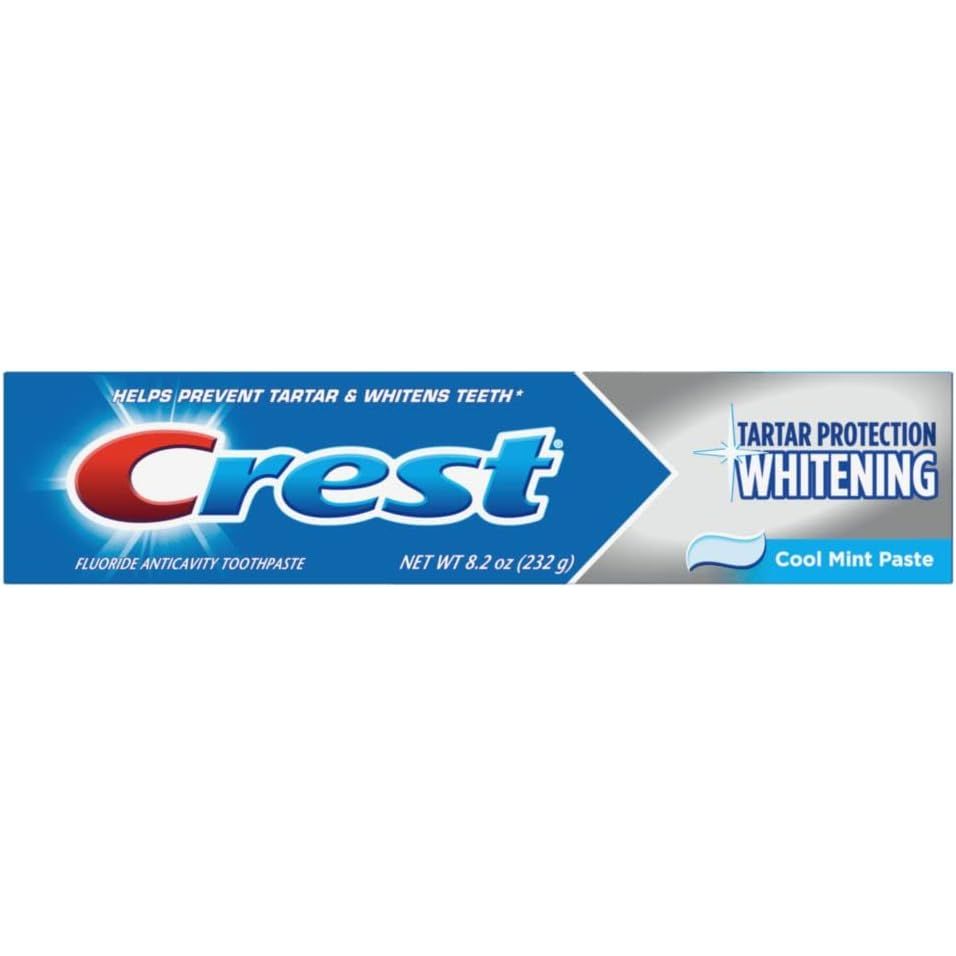Buy now Crest Tartar Protection Whitening Cool Mint Flavor Toothpaste 8.2 Oz (Pack of 4) at indiglob india
