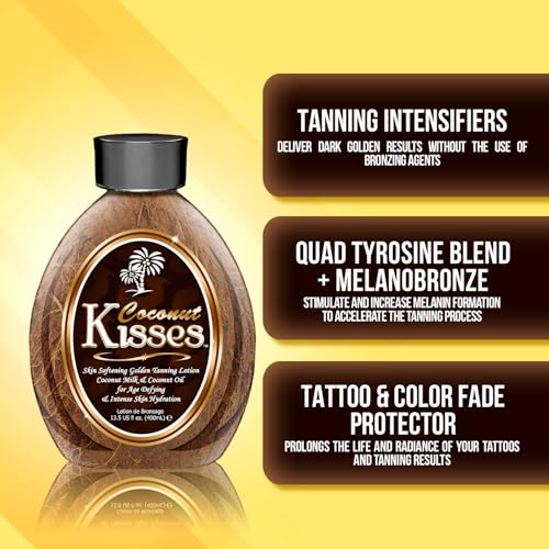 Buy now Ed Hardy Coconut Kisses Golden Tanning Lotion Cruelty Free, Gluten Free, Mineral Oil Free, DHA Free for All skin type, 13.5oz at indiglob india