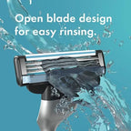 Buy now MACH 3 - Handle w/1 Cartridge & Turbo REFILLABLE Razor at indiglob india