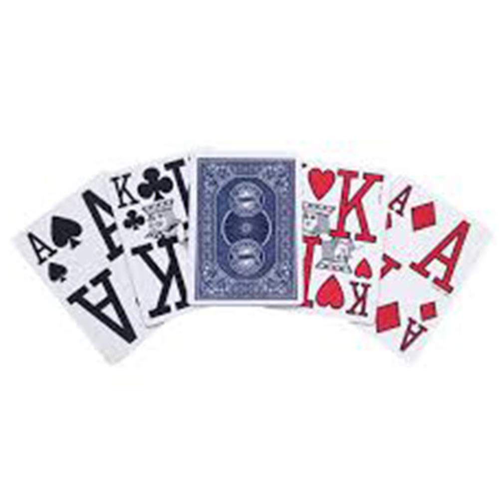 Bicycle Large Print Bridge Size Playing Cards Easy-to-Read for Seniors