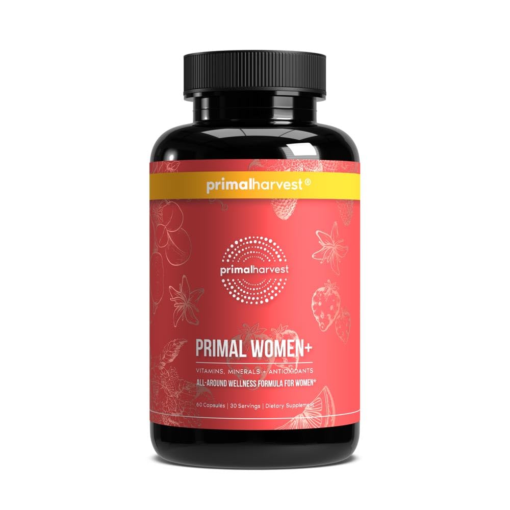 Primal Harvest Women+ - Daily Supplement, Gluten & Dairy Free, for Women