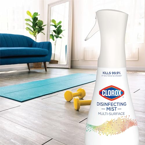 Buy now Clorox Disinfecting Mist, Lemongrass Mandarin, Household Essentials, 3 Refills, 16 Fl Oz Each at indiglob india