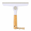 Window Squeegee for Glass Doors，All-Purpose 9.7” Window Cleaning Squeegee, Handheld for Windows, Car Windshields & More，Grey (9.5" Shower Squeegee)