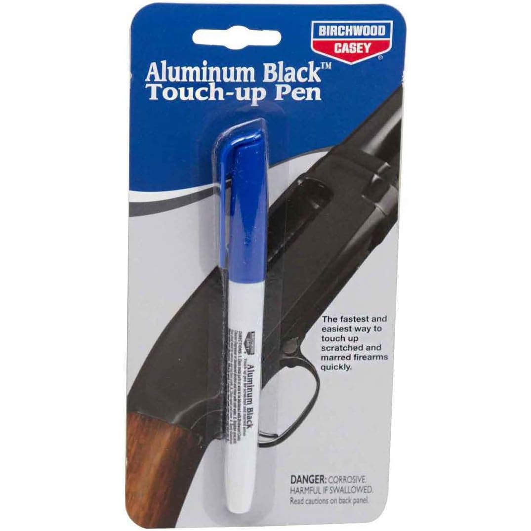 Buy now Birchwood Casey Fast-Drying Fast-Acting Aluminum Black Metal Finish Touch-Up Pen for Restoring Scratched and Marred Areas at indiglob india