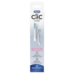 Buy now Oral-B Clic Toothbrush Sensitive Clean Replacement Brush Heads, White, 2 Count (Pack of 3) at indiglob india