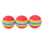 Bepets 12PCS Foam Balls for Cats, Colorful Rainbow Cat Toy Sponge Balls Soft Pet Toy