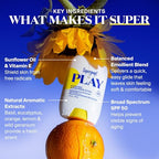 Buy now Supergoop! PLAY Everyday Sunscreen Stick SPF 50 - Lightweight, Non-Greasy Formula - Natural Finish - Fragrance Free - Water & Sweat Resistant - All Skin Types - 1.4 fl oz at indiglob india