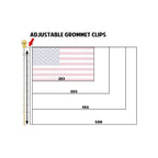 Buy now FlagsImp 8 Foot Aluminum Silver Pole with (Ball) at indiglob india