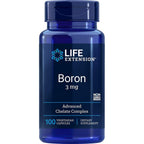 Life Extension Boron 3 mg with Vitamin B2, 100 Capsules | With Vitamin B2, Supports Healthy Bones, Bone Metabolism & Immune Function, Gluten Free, Non-GMO & Vegetarian