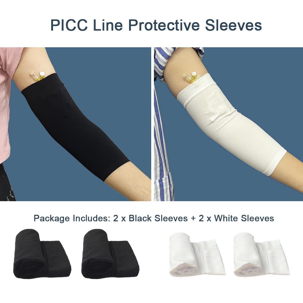 Buy now PICC Line Sleeve Protector, Breathable Arm Cast Cover Wound Dressing Nursing Supplies for Arm Circumference 9"-14", 4 PCS at indiglob india