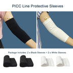 Buy now PICC Line Sleeve Protector, Breathable Arm Cast Cover Wound Dressing Nursing Supplies for Arm Circumference 9"-14", 4 PCS at indiglob india