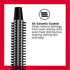 Buy now REVLON Perfect Heat Ceramic Curling Iron Brush, Black, 3/4" at indiglob india