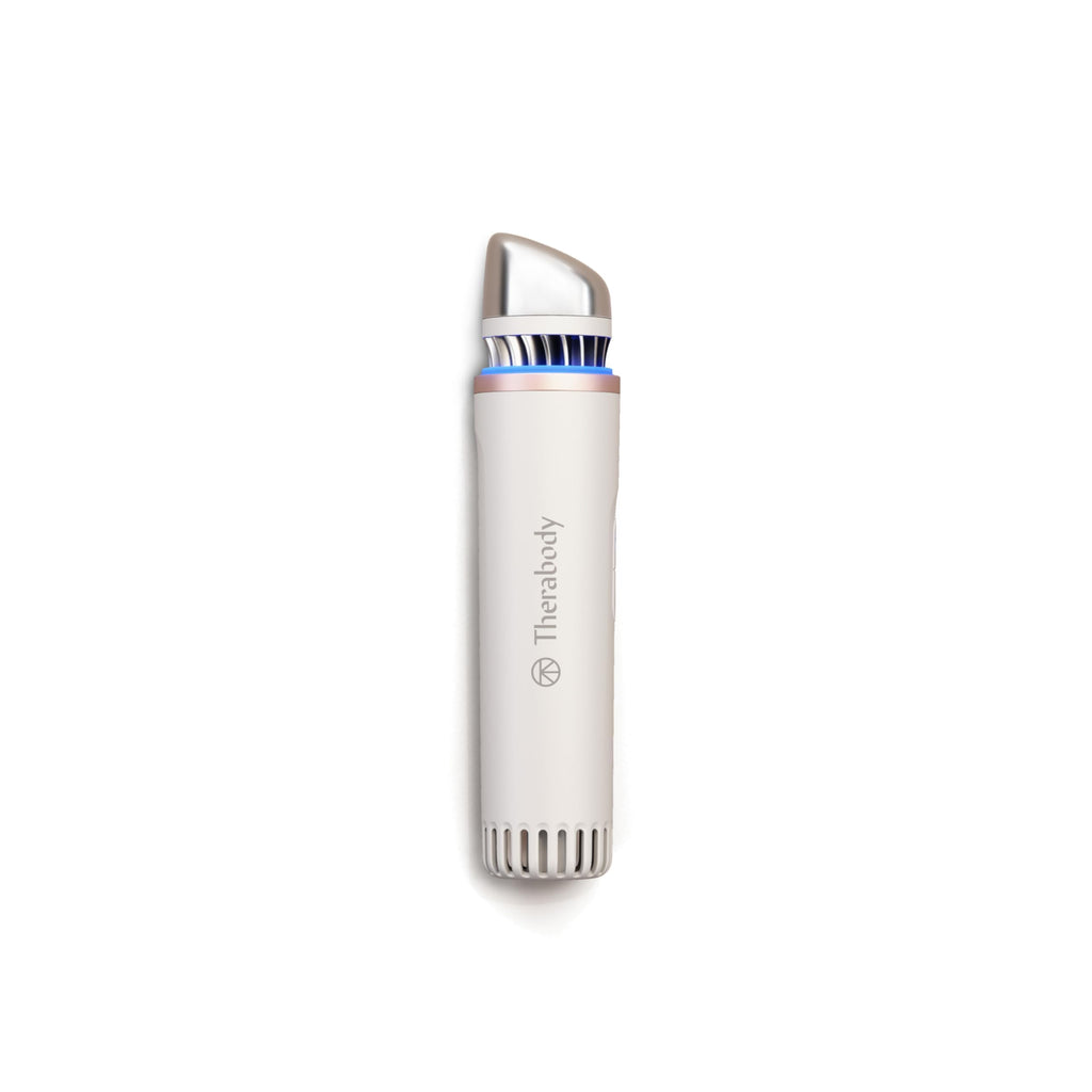 Therabody TheraFace Depuffing Wand – Cold and Heat Skincare Treatment to Depuff and Glow; Beauty Wand, Face Roller and Eye Massager for Eye Puffiness, Dark Circles and Skin Radiance (White)