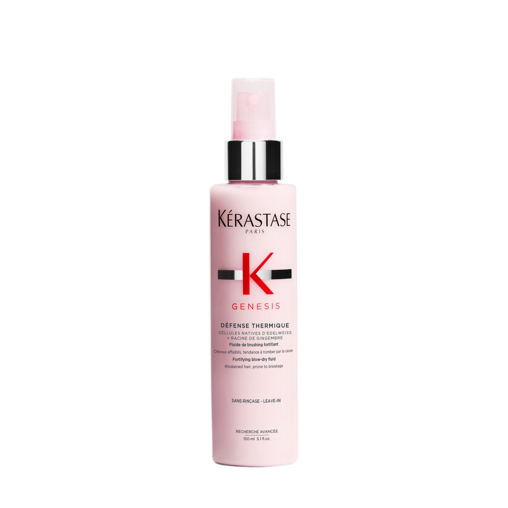 Kerastase Genesis Thermique Blow Dry Primer, Heat Protectant for Weak or Damaged Hair, Anti-Breakage, Detangles and Hydrates, Strengthens & Reduces Frizz, Sulfate Free, 5.1 Fl Oz