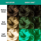 Buy now MANIC PANIC Classic Siren's Song Semi Permanent Hair Color - Neon Blue-Green Hair Dye for Women & Men That Lasts 4-6 Weeks - Vegan, Ammonia & Cruelty-Free - Create & Mix Custom Shades (4oz) at indiglob india