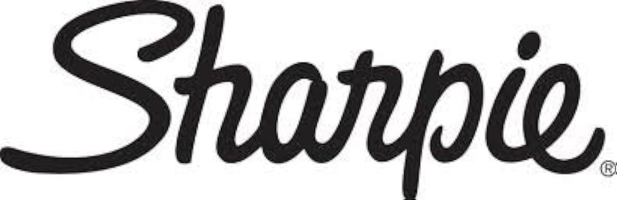 Sharpie Permanent Marker, Chisel Tip, Black, Blue, Red, Green, 1 of Each Color