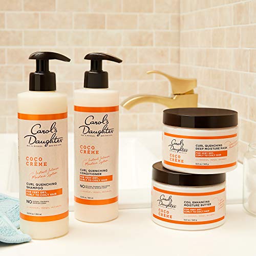 Buy now Carol's Daughter Coco Creme Coil Enhancing Moisture Butter, with Coconut Oil and Mango Butter, for Very Dry Curly Hair, Paraben and Silicone Free, 12 oz at indiglob india