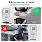 Buy now Car Coating Thickness Meter for Used Car Buyers, Paint Mil Thickness Meter Gauge Check The Car’s Original Coating Auto Car Paint Meter (Black) at indiglob india