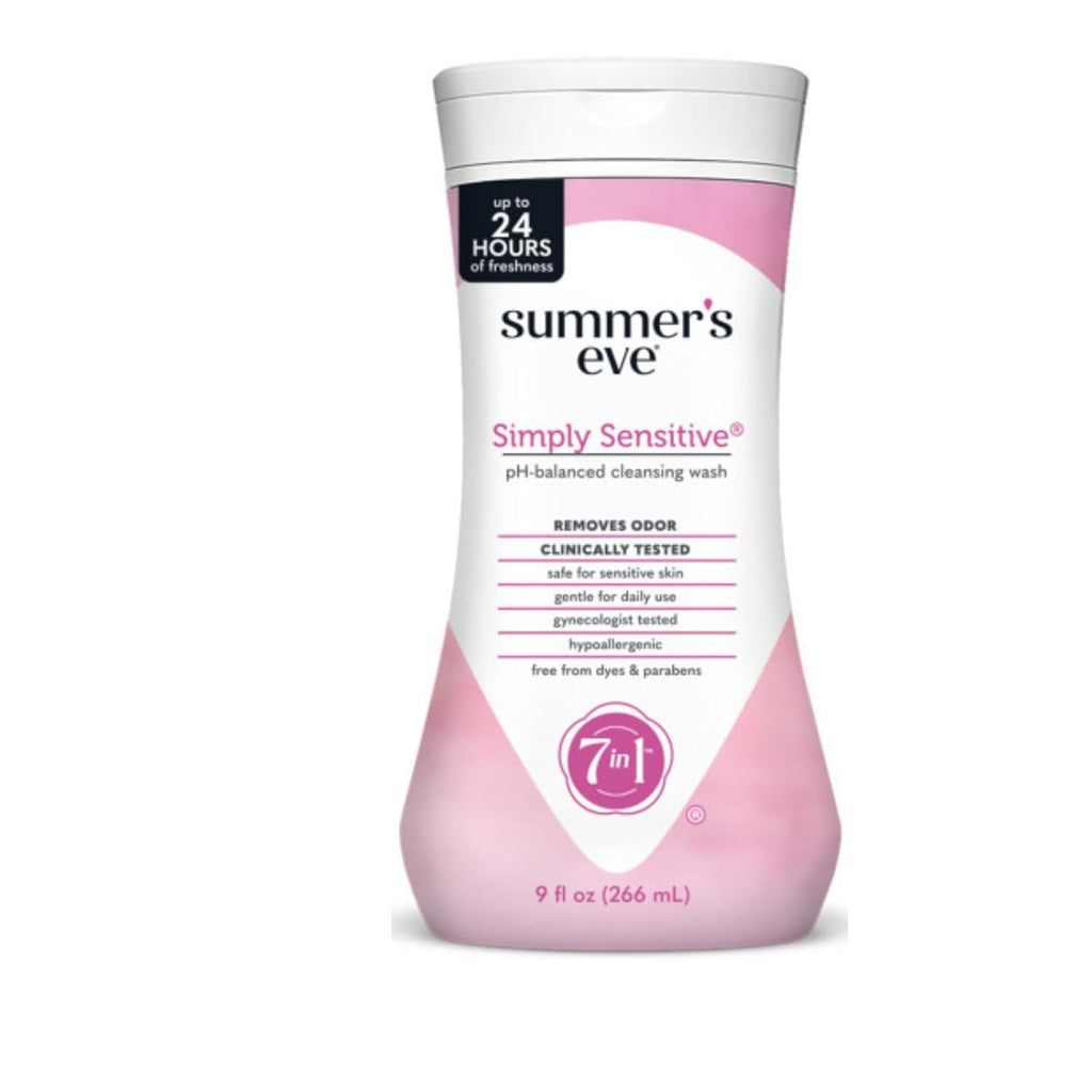 Buy now Summer's Eve Cleansing Wash | Simply Sensitive | 9 Ounce | pH-Balanced | Dermatologist & Gynecologist Tested at indiglob india