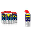 Buy now WD-40 Specialist White Lithium Grease Spray with Smart Straw Sprays 2 Ways, 10 OZ [6-Pack] & Specialist Penetrant with Smart Straw Sprays 2 Ways, 11 OZ at indiglob india