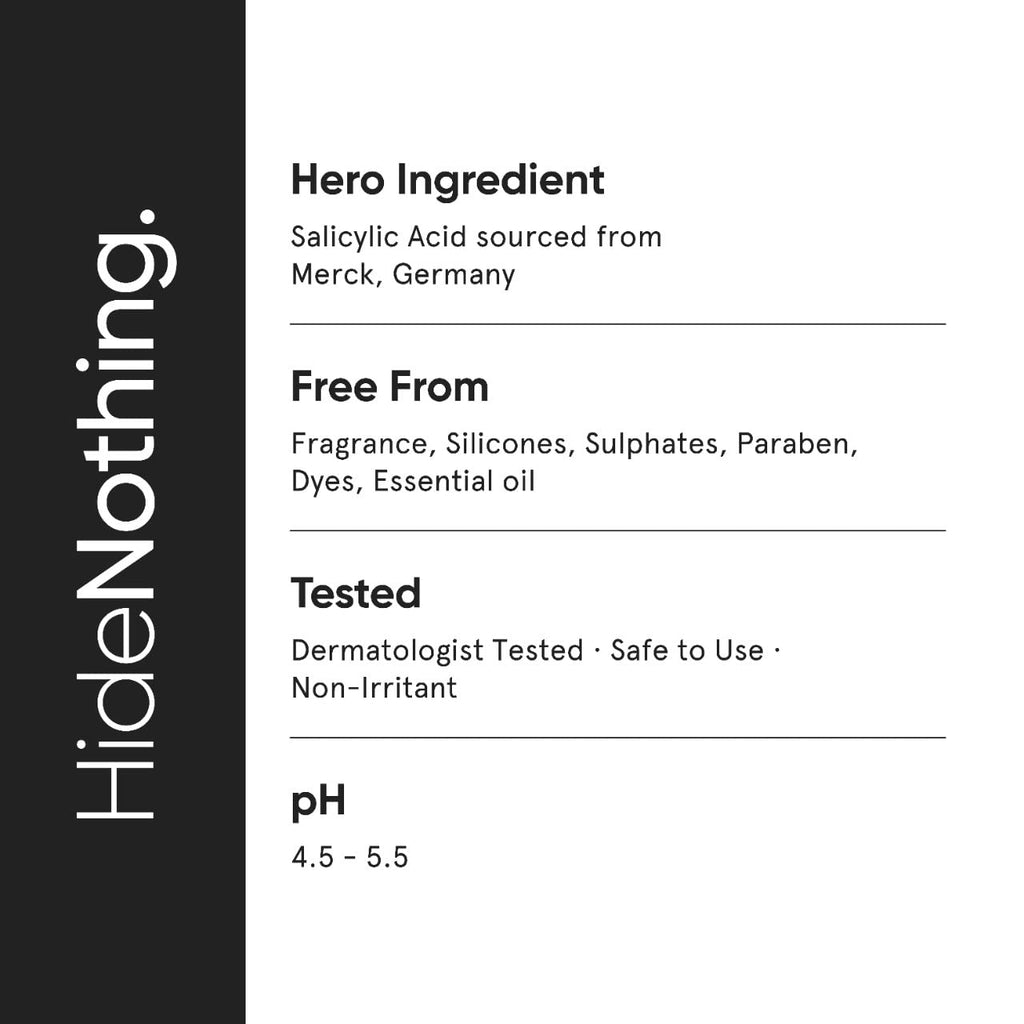Buy now Minimalist 2% Salicylic Acid Face Wash for Oily, Acne Prone Skin | Anti Acne Face Wash With LHA & Zinc | Sulphate free Gentle BHA Liquid Exfoliant | For Women & Men | 3.4 Fl Oz / 100 ml at indiglob india