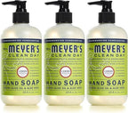 Buy now MRS. MEYER'S CLEAN DAY Liquid Hand Soap, Cruelty-Free Hand Wash Made with Essential Oils, Lemon Verbena Scent, 12.5 Oz (Pack of 3) at indiglob india