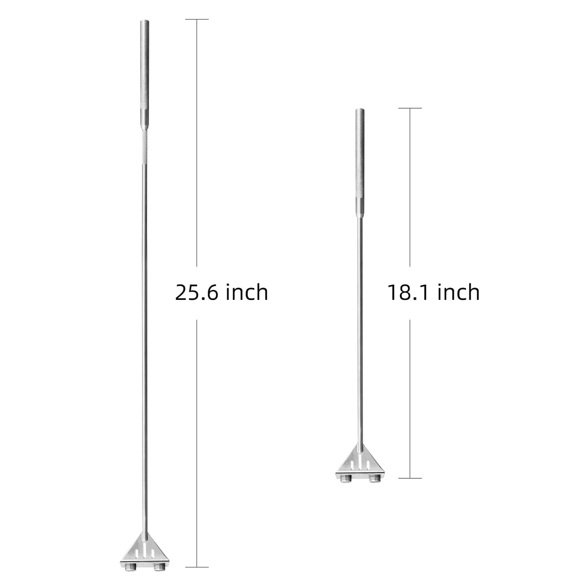 Kirecoo 25.6" Stainless Steel Aquarium Algae Scraper with 10 Blades