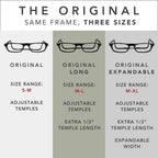 Buy now Clic Magnetic Reading Glasses for Men or Women, Computer Readers, Original Long (M-L, Black, 1.75 Magnification) at indiglob india