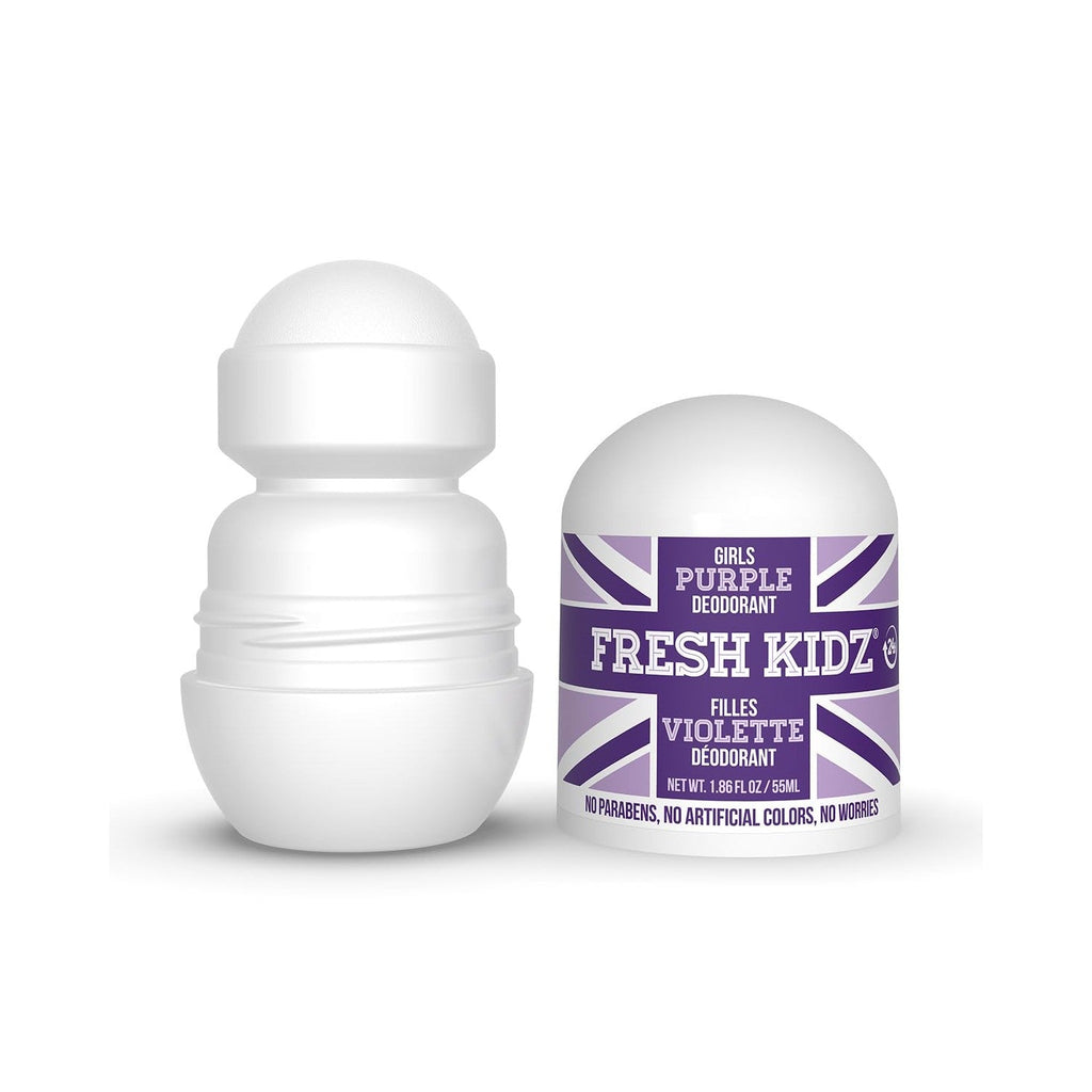 Buy now Fresh Kidz Roll On Deodorant for Kids and Teens - Baking Soda and Aluminum-free 24 Hour Protection for Sensitive Skin - Girls "Purple" 1.86 fl.oz. at indiglob india