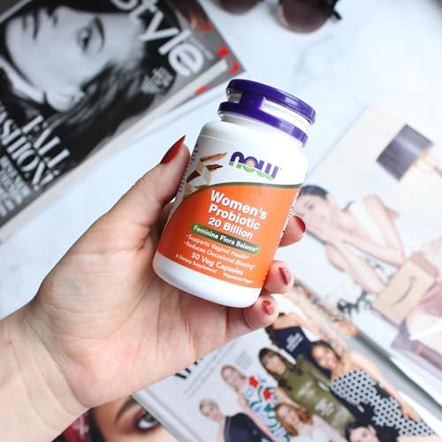Buy now NOW Foods Supplements, Women's Probiotic, 20 Billion, Specially Formulated using Three Clinically Tested Probiotic Strains, 50 Veg Capsules at indiglob india