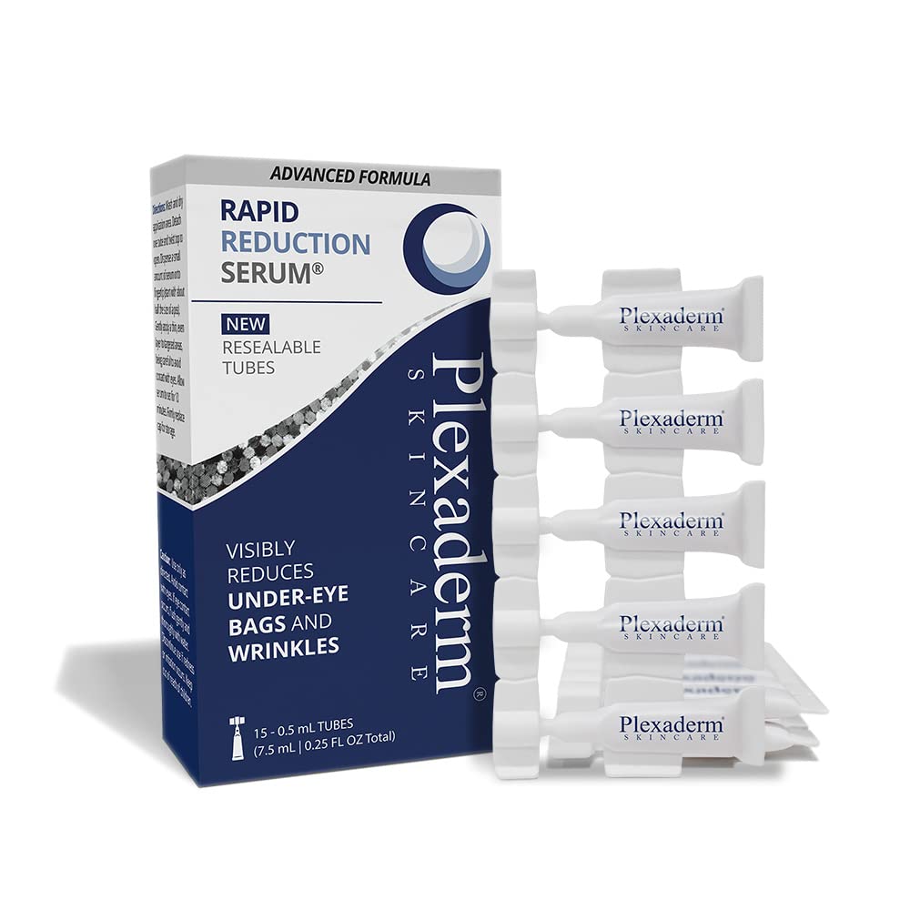 Plexaderm Rapid Reduction Serum - Visibly Reduces Under-Eye Bags & Wrinkles | Instant eye serum that visibly reduces under-eye bags, puffiness, wrinkles & dark circles in minutes, lasting up to 10 hours