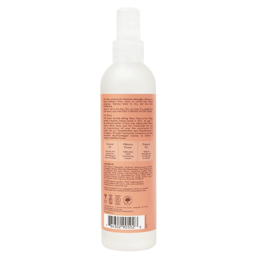 SheaMoisture Kids Extra-Moisturizer Detangler, Coconut & Hibiscus, multi, 8 Fl Oz (Pack of 1)