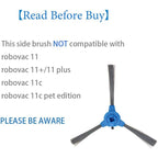 Buy now 8 Pack Replacement Side Brush for Eufy RoboVac 11S, 15T, 30, 30C, 15C, 12, 25C, 35C, 11S Max, 15C Max, 30C Max, G20, G30, G30 Edge, G30 Hybrid Robot Vacuum Parts Accessories at indiglob india