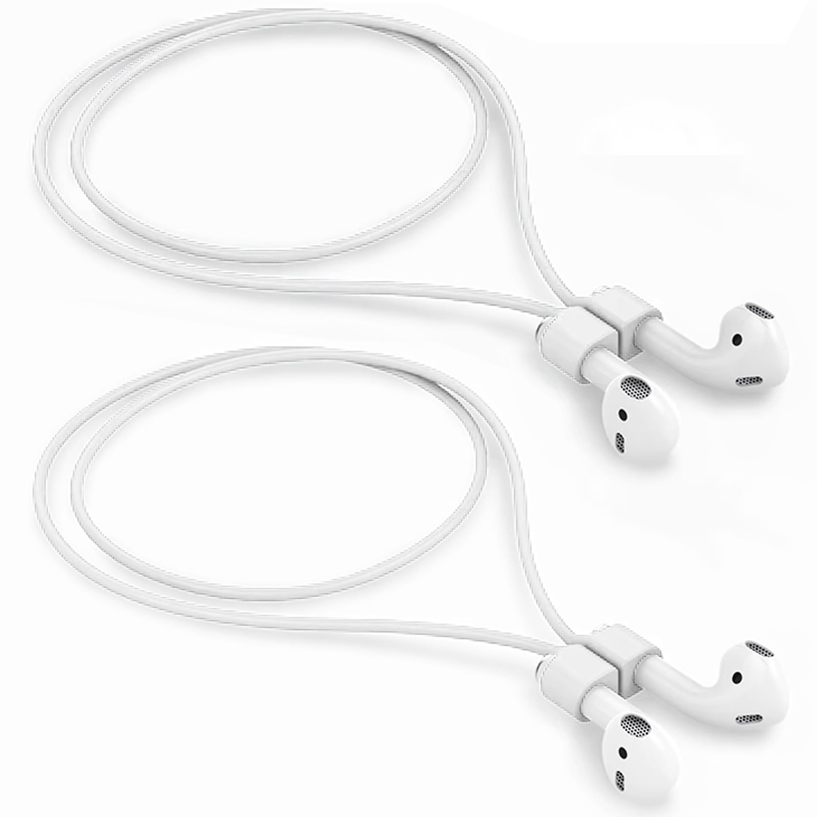 Buy now 5 Pack Ultra Strong Magnetic AirPods Pro Straps, Anti-Lost Neck Cord for AirPods Pro 3 2025,AirPods 4th, AirPods Pro 2nd/1st, AirPod 3rd, AirPod 2nd/1st - 5 Pcs Silicone Sports Lanyard and 2 Ear Hook C5-white+white at indiglob india