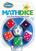 Buy now ThinkFun Math Dice Junior Game - Engaging Math Skills Builder | Perfect for Kids Aged 6+ | Aids in Mental Agility | Toy of The Year Nominee at indiglob india