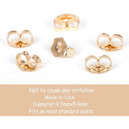 Buy now COOLJOY 14K Gold Earring Backs Ear Locking 6 Piece for Stud Ear Rings 3 Pairs at indiglob india