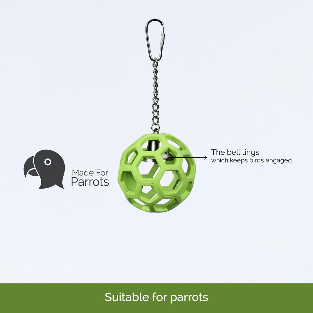 Buy now JW Pet Company Activitoys Hol-ee Roller Parrot Toy, 4 Inch Diameter (Colors Vary ) at indiglob india