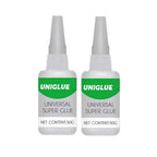 Buy now 2 Pack Uniglue Welding High-Strength Oily Glue, for Plastic Wood Ceramics Metal Universal Super Glue, Dry Only in 6-10s.(50g) at indiglob india