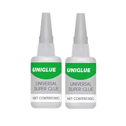 Buy now 2 Pack Uniglue Welding High-Strength Oily Glue, for Plastic Wood Ceramics Metal Universal Super Glue, Dry Only in 6-10s.(50g) at indiglob india