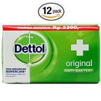 Buy now Dettol Anti-Bacterial Hand and Body Bar Soap, Original, 110 Gr / 3.88 Oz (Pack of 12) at indiglob india