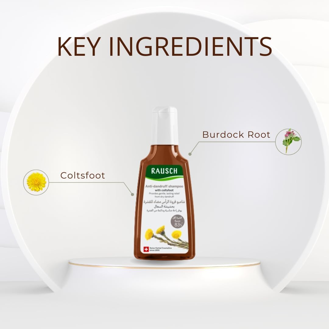 Buy now RAUSCH Coltsfoot Anti-Dandruff Shampoo 200 ml at indiglob india