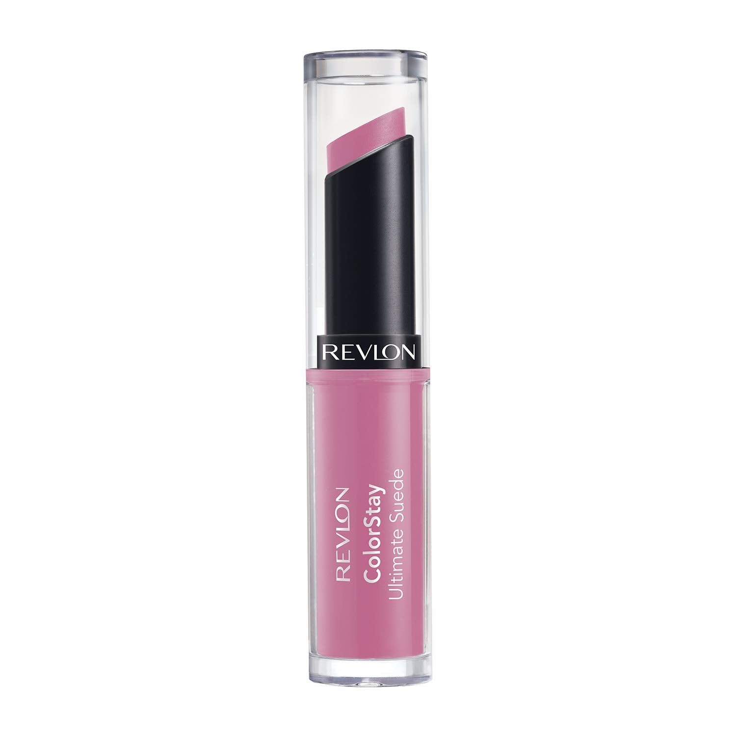 Buy now REVLON ColorStay Ultimate Suede Lipstick, Longwear Soft, Ultra-Hydrating High-Impact Lip Color, Formulated with Vitamin E, Silhouette (001), 0.09 oz at indiglob india
