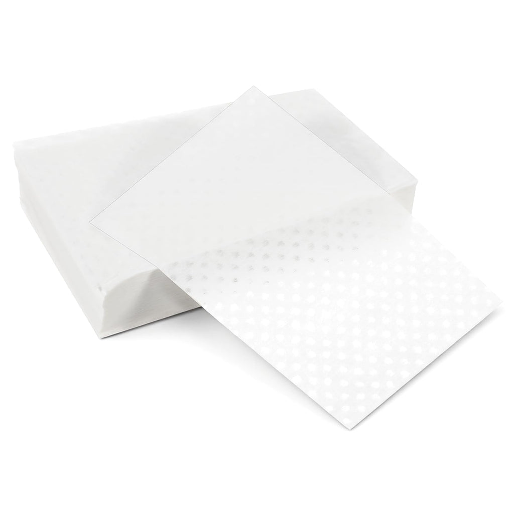 300 Pcs End Papers for Hair, Perm Paper for Hair, Disposable Salon Hair End Wrap Papers, High Temperature Resistance Curling Tissue Styling Accessories for Cold and Hot Perms (White)