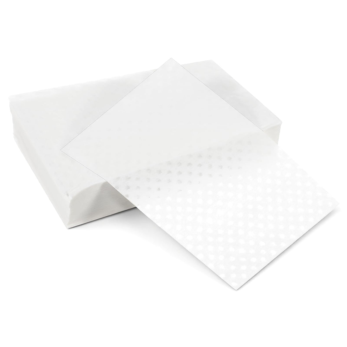 300 Pcs End Papers for Hair, Perm Paper for Hair, Disposable Salon Hair End Wrap Papers, High Temperature Resistance Curling Tissue Styling Accessories for Cold and Hot Perms (White)