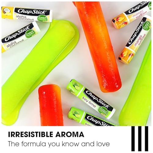 Buy now ChapStick Lip Care Set, Tropical Paradise Collection 3-Pack – Mango Sunrise, Key Lime & Aloha Coconut Lip Balm, 0.15 Oz Ea at indiglob india