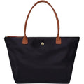 Buy now GM LIKKIE Shoulder Tote Bag for Women, Nylon Top-Handle Purse, Foldable Weekend Hobo Handbag (Black2) Default at indiglob india