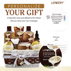 Buy now Gifts For Women Gift Basket for Womenâ€“ 9 Piece Set of Vanilla Coconut Home Spa Set, Luxurious Valentines Day Gifts for Her, Bath and Body Sets Includes Fragrant Lotions, Large Bath Bombs, Coconut Oil at indiglob india