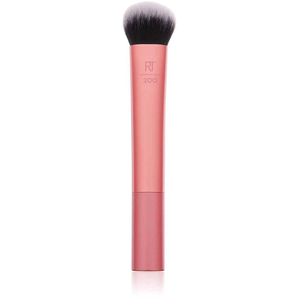 Real Techniques Expert Face Brush for Foundation, Dense Face Makeup Brush | Smooth, dense foundation brush for liquid and cream foundation, soft bristles, safe for sensitive skin, cruelty-free