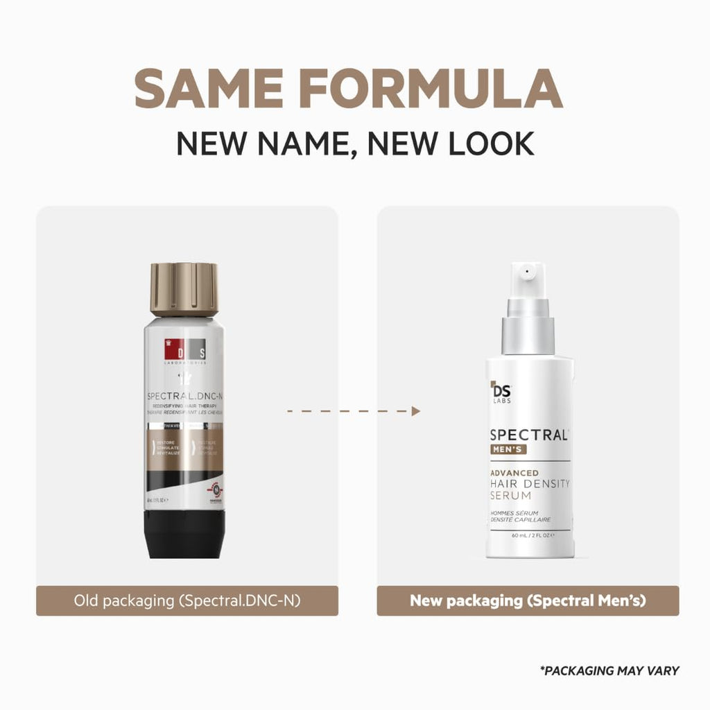 DS Labs Spectral Men's Hair Density Serum for Thinning Hair, Non-Greasy, 60 mL